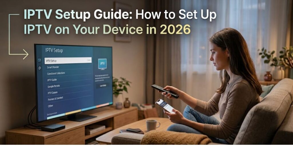 IPTV Setup Guide: How to Set Up IPTV on Your Device in 2026