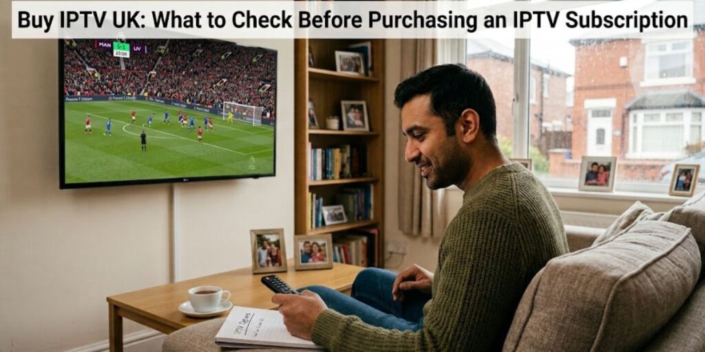 Buy IPTV UK: What to Check Before Purchasing an IPTV Subscription